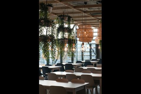 The cafe at Ikea's Greenwich store